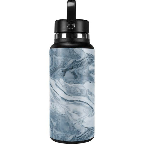 Ocean Blue Marble Hydro Flask 32oz Wide Mouth Skin